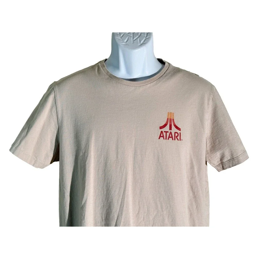 Old Navy Boys Short Sleeve Atari One More Level T-Shirt Beige Large‎